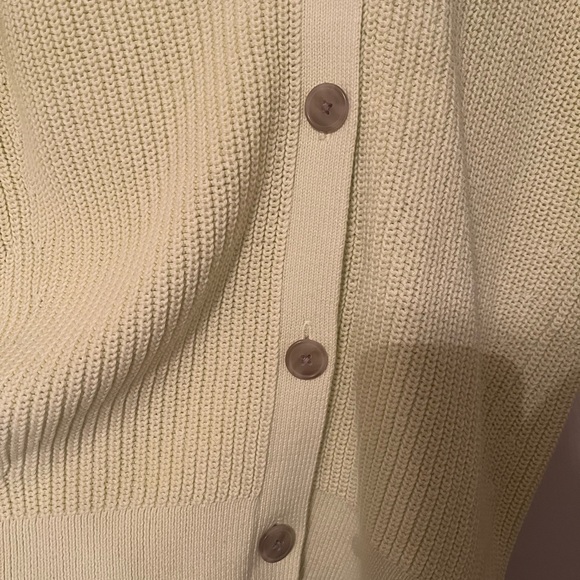 Haven Well Within Yellow Organic Cotton Button-Up Cardigan XS NWT Girlhoodcore - Picture 4 of 5